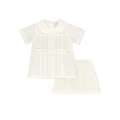 Lullaby Set Blessings Yellow Batiste Andrew Short Set