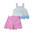 Whimsy Bay St John Sailboats Applique Short Set