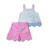 Whimsy Bay St John Sailboats Applique Short Set