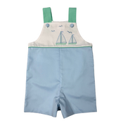 Whimsy Bay St John Sailboats Applique Jon Jon