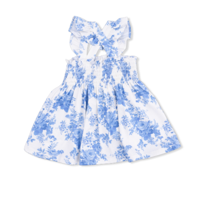 Angel Dear Dream Cottage Floral - Smocked Top with Bloomer