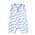 Magnolia Baby Azure Whales Print Short Playsuit Light Blue