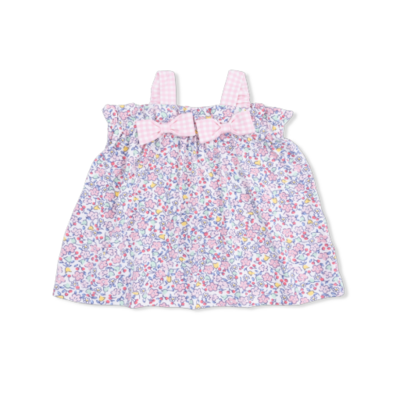 Angel Dear Elizabeth's Garden - Top with Bows and Ruffle Leg Bloomer