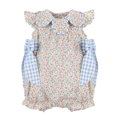 Sophie & Lucas Print Americana Petal Playsuit