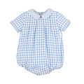 Sophie & Lucas Blue Gingham Duo Bubble