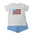 Whimsy Bay Ric Rac & Stars Boy Short Set