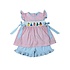 Delaney Pink Knit Gingham Smocked Princess Short Set