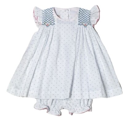 Sweet Spring Smocked Bloomer Set