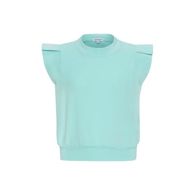 Pleat Collection Olivia Top Turquoise
