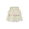 Pleat Collection Parker Skort Cream Ditsy