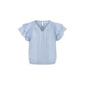 Pleat Collection Tilly Top Light Blue
