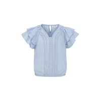 Pleat Collection Tilly Top Light Blue