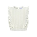 Pleat Collection Rowan Top White/Gold