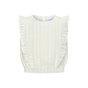 Pleat Collection Rowan Top White/Gold