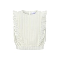 Pleat Collection Rowan Top White/Gold