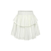 Pleat Collection Parker Skort White/Gold