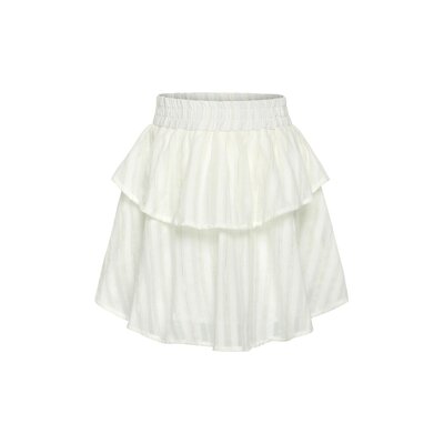 Pleat Collection Parker Skort White/Gold