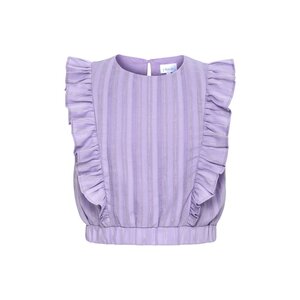 Pleat Collection Rowan Top Purple/Gold