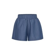 Pleat Collection Remi Shorts Soft Denim