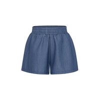 Pleat Collection Remi Shorts Soft Denim