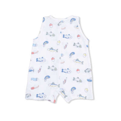 Angel Dear Fishing Lures - Sleeveless Shortie Romper
