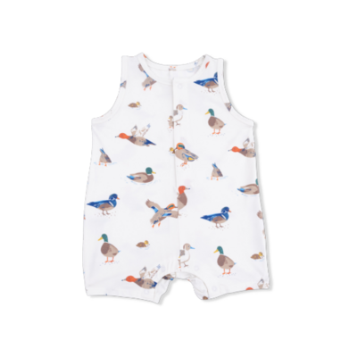 Angel Dear Ducks - Sleeveless Shortie Romper