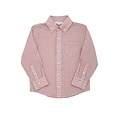 FINN Harbor Check Button Down - Coral Check