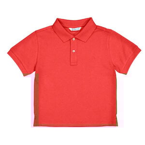 Mayoral Red Basic Short Sleeve Polo
