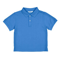 Mayoral Blue Basic Short Sleeve Polo