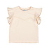 Mayoral S/S T-Shirt Salmon w/ Lace Sleeves