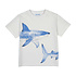 Mayoral White S/S Shirt with Sharks