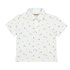 Mayoral White S/S Polo with Sailboats