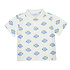 Mayoral S/S White Polo with Blue Fish