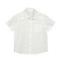 Mayoral Linen S/S Button Up White