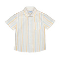 Mayoral Striped Blue and Orange Polo
