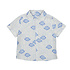 Mayoral Linen S/S Shirt with Blue Fish