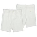 Mayoral Linen White Bermuda Shorts