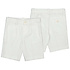 Mayoral Linen White Bermuda Shorts