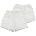 Mayoral White Twill Shorts