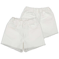 Mayoral White Twill Shorts