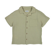 Mayoral Light Olive S/S Linen Shirt