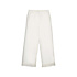 Mayoral Ivory Wide Pants w/ Embroidered Lace Trim