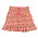 Mayoral Printed Floral Coral and Brown Skirt