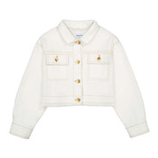 Mayoral Twill Biege Button Jacket