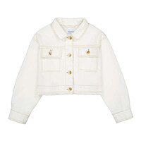 Mayoral Twill Biege Button Jacket