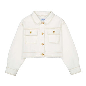 Mayoral Twill Biege Button Jacket