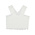 Mayoral Crinkled Knit White Halter Top