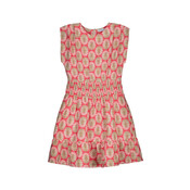 Mayoral Floral Print Coral Dress
