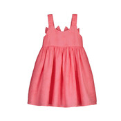 Mayoral Floral Pink Linen Dress