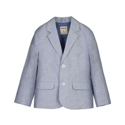 Mayoral Linen Navy Striped Sports Coat